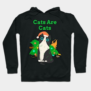 cats are cats Hoodie